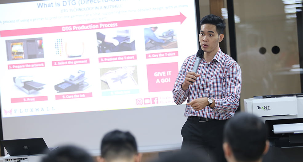 The Workshop – RUNNING A SUCCESSFUL DTG PRINTING BUSINESS – Hanoi, March 15, 2019