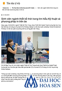 Hoa-Sen-University-Fashion-design-students-study -DTG-techniques-and-methods-of-printing-on-shirts