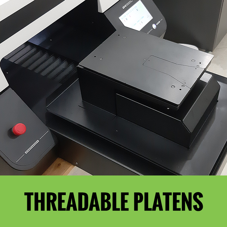 Threadable Platens - DTG G4 Direct To Garment Printer