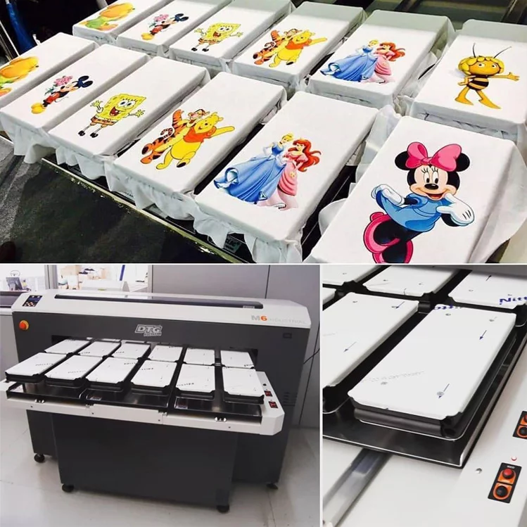 DTG M6 Direct To Garment Printer - 4-2-1 platens