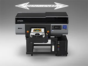 F3030 DTG printer width