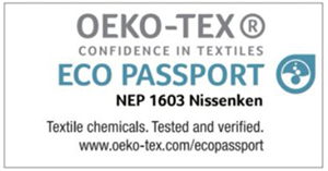 Epson F3030 inks: OEKO-TEX certified: NEP 1603