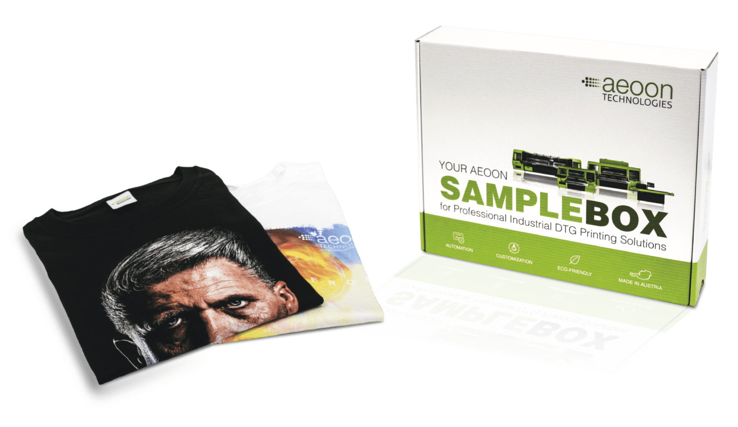 aeoon DTG Printers Samplebox - FLUXMALL DTG