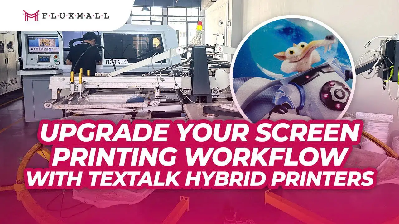 Upgrade your oval screen printing to Hybrid (DTG + Screen) with Textalk