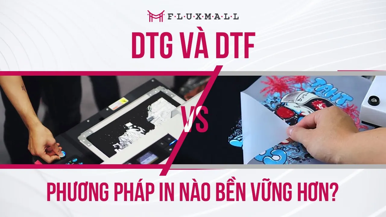 The difference between DTG and DTF printing method 