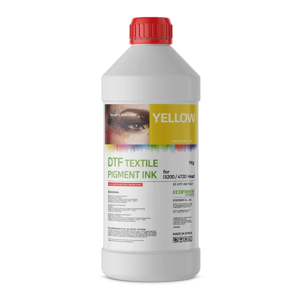 ECOFREEN DTF Yellow Textile Pigment Ink