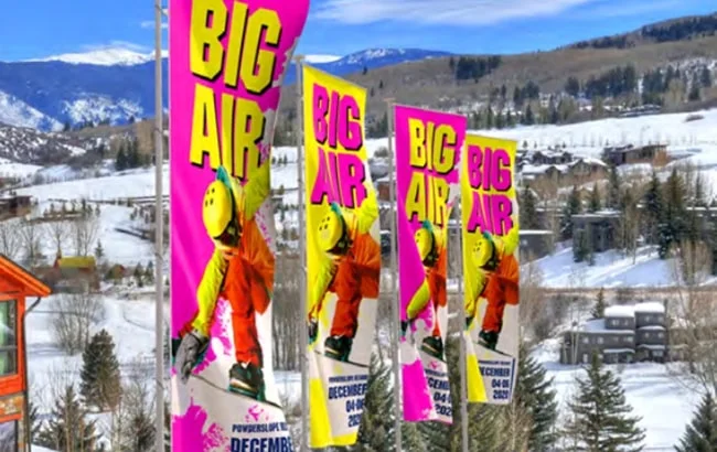 Fluorescent Soft Signage - Dye Sublimation