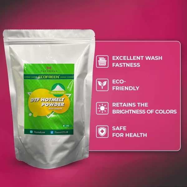 DTF White Powder 1kg advantage