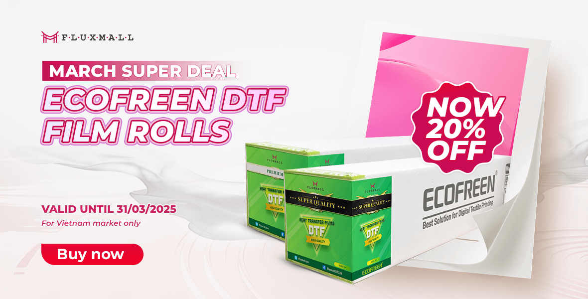 March Super Deal - Ecofreen DTF Film Rolls Now 20% Off!