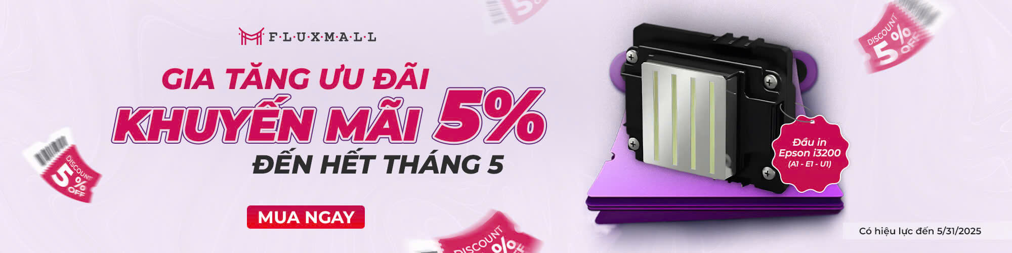 ƯU ĐÃI KHUYẾN MÃI ĐẾN HẾT THÁNG 5!