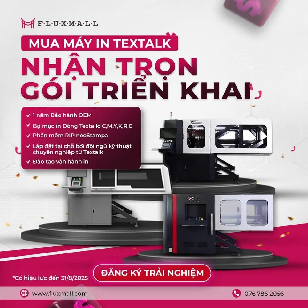 Đầu tư máy in Textalk Hybrid – nhận trọn gói triển khai
