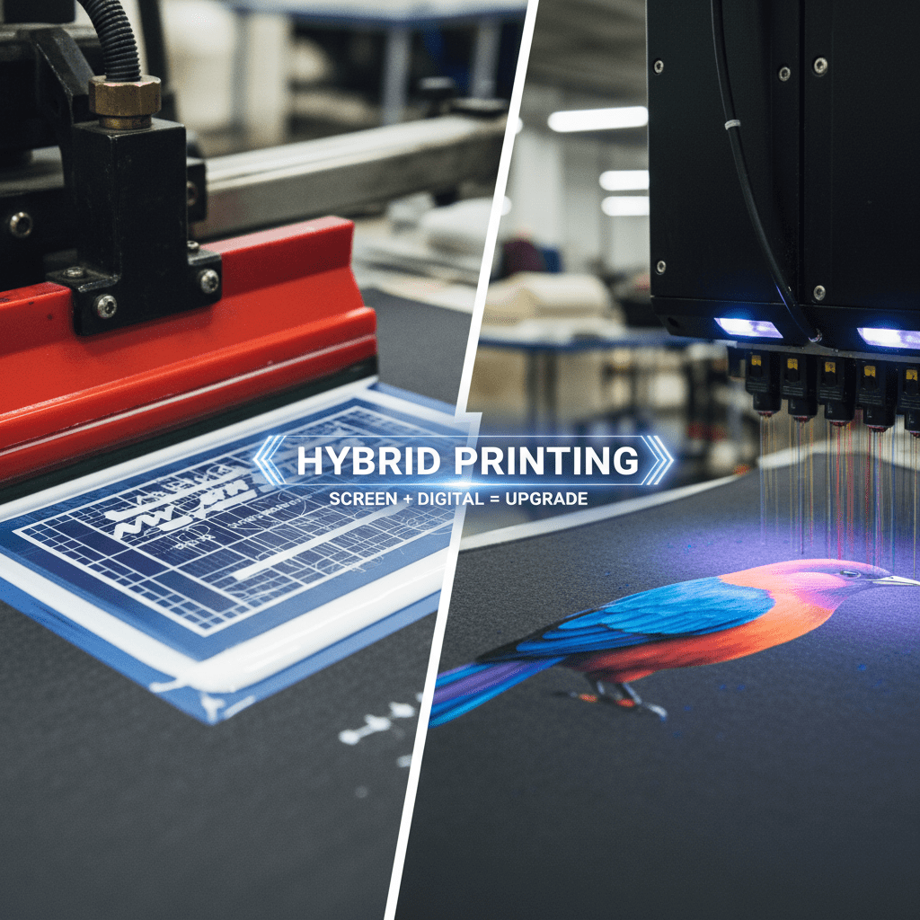 How to Add a Hybrid DTG on Screen Printing System to Your Automatic Carousel