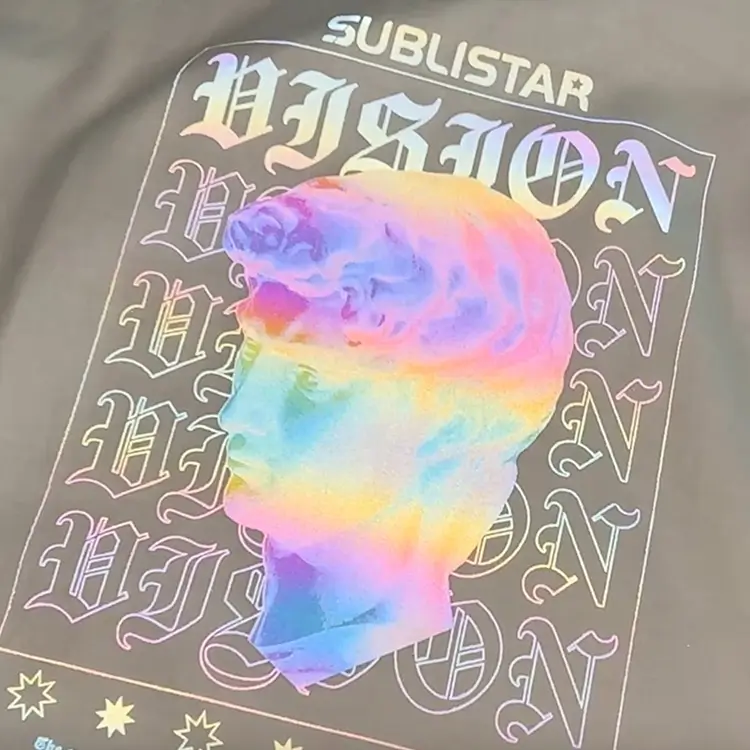 DTF Rainbow Reflective Film